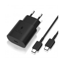 Samsung Charger 220V 3A 25W USB Typ C Cable Black TA800XB Bulk